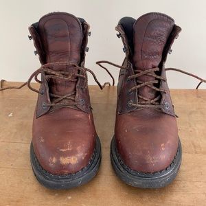 Women’s Red Wing Shoes Steel Toe Leather Boots